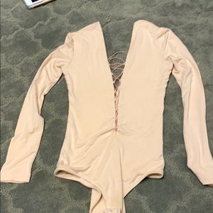 T Alexander Wang sexy lace up bodysuit